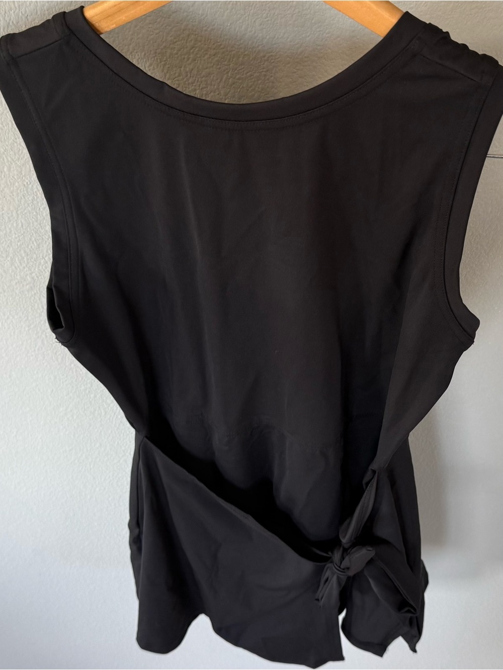 Crane Athleisure Dress | Large 12‑14 | Black | Tie Waist | NWT | Pickleball/Tenn - Picture 4 of 14